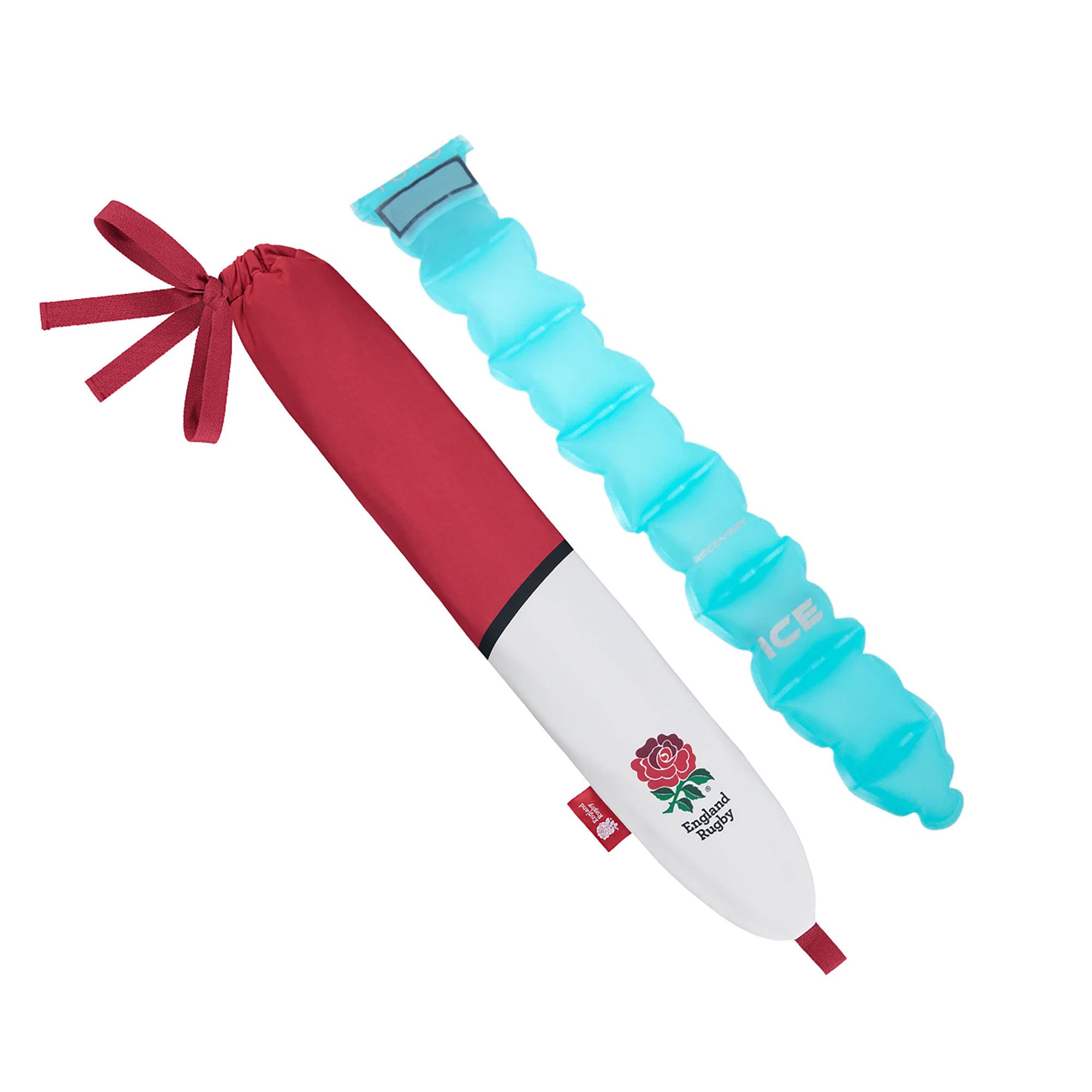 England Rugby YUYU Recovery Segmented Bottle & Cover - Red/White - Inner Blue