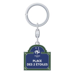 Porte-clés France FFF Plaque de rue double face, vue 2