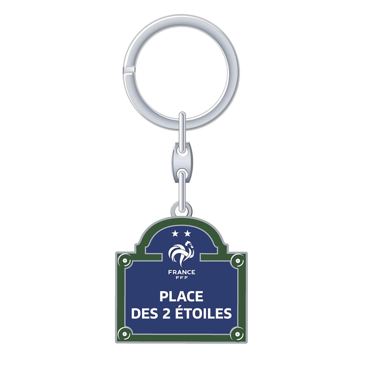 Porte-clés France FFF Plaque de rue double face
