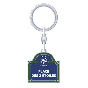 Porte-clés France FFF Plaque de rue double face, vue 1
