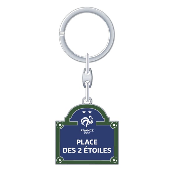 Porte-clés France FFF Plaque de rue double face