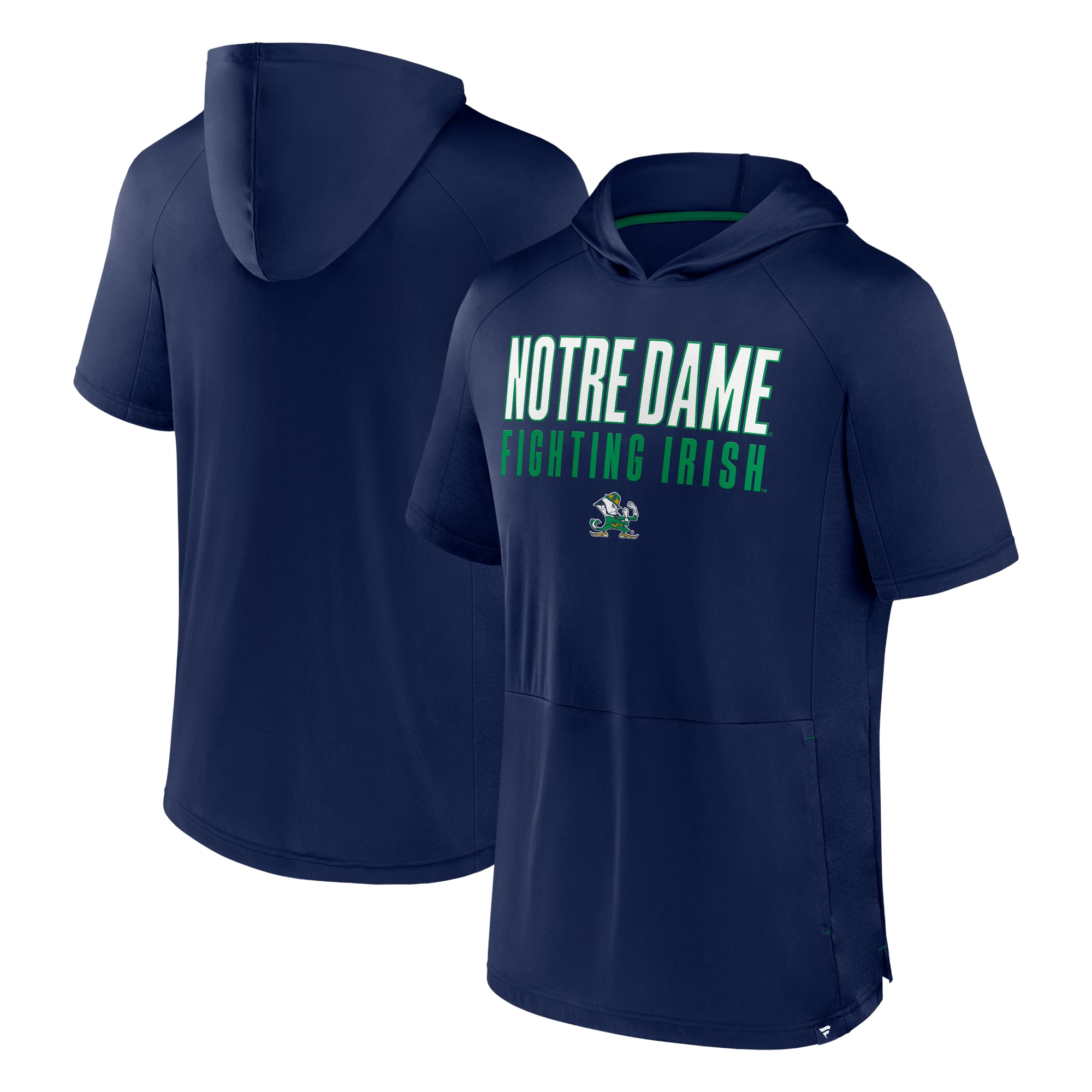 Men's Fanatics Navy Notre Dame Fighting Irish Core Read Hoodie T-Shirt