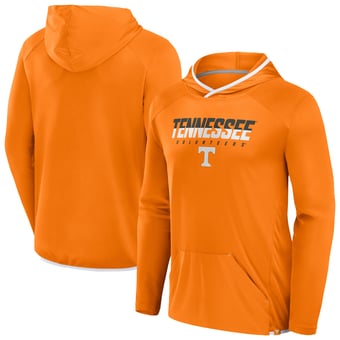 Men's Fanatics Tennessee Orange/White Tennessee Volunteers Transitional Pullover Hooded T-Shirt