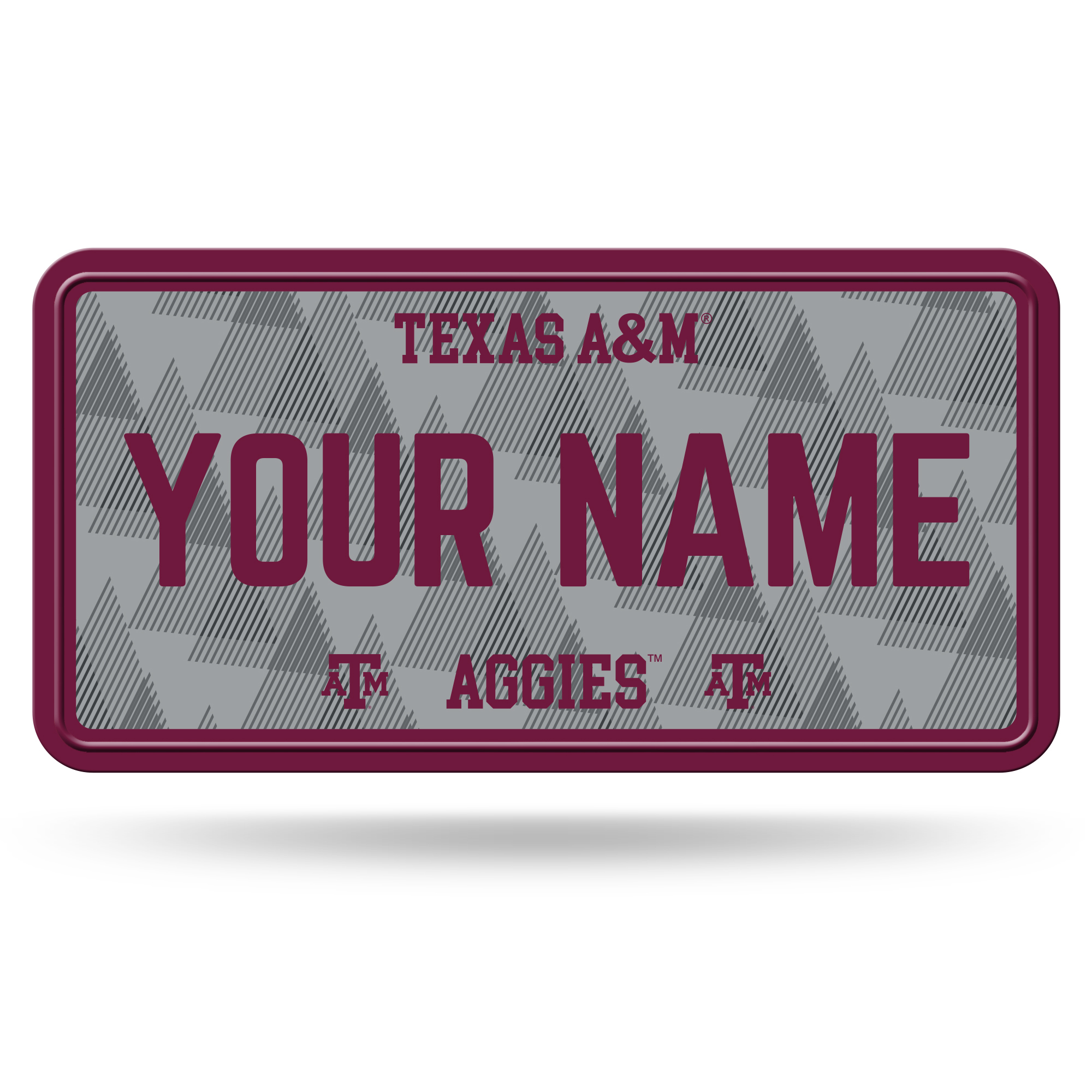 Texas A&M Aggies 6" x 12" Personalized License Plate