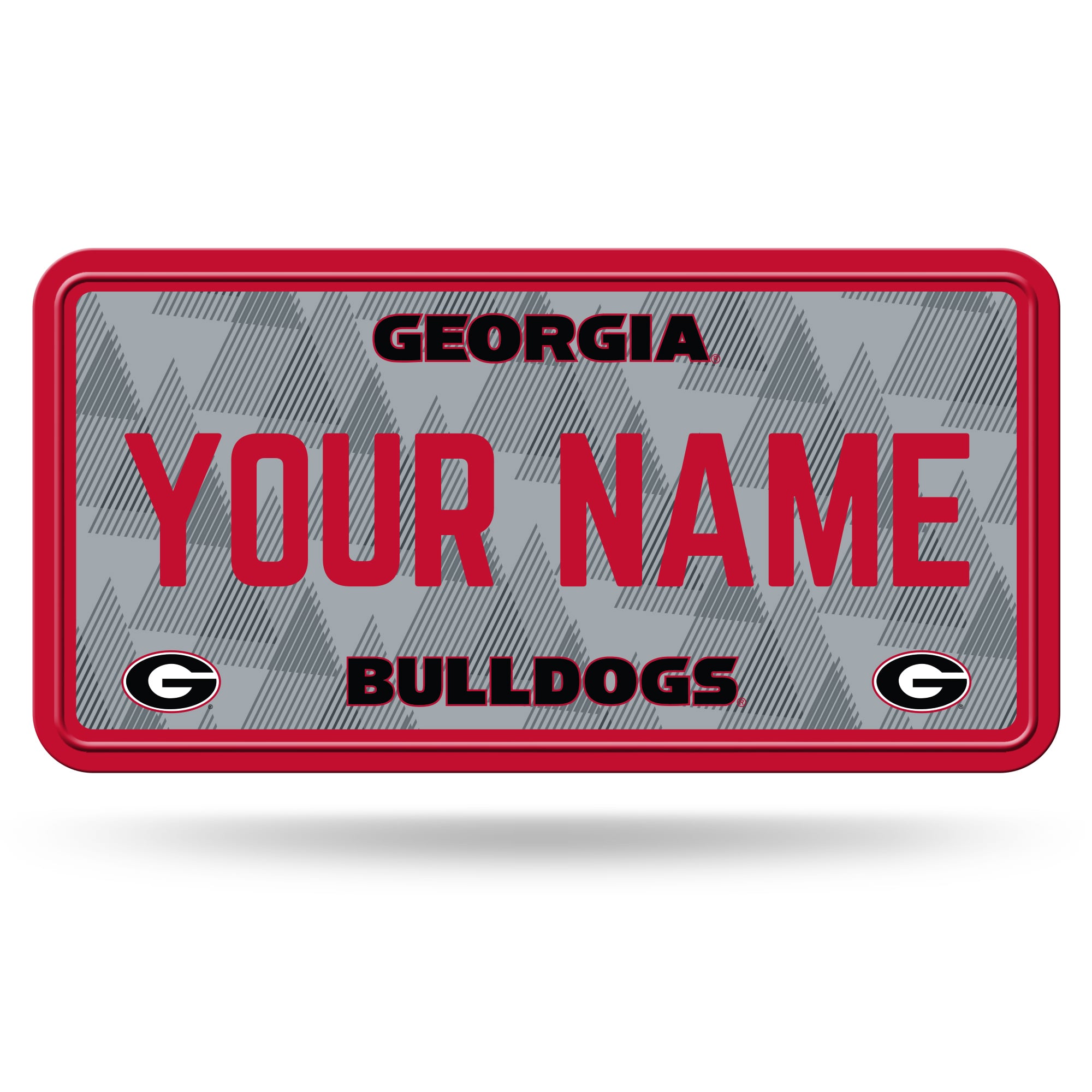 Georgia Bulldogs 6" x 12" Personalized License Plate