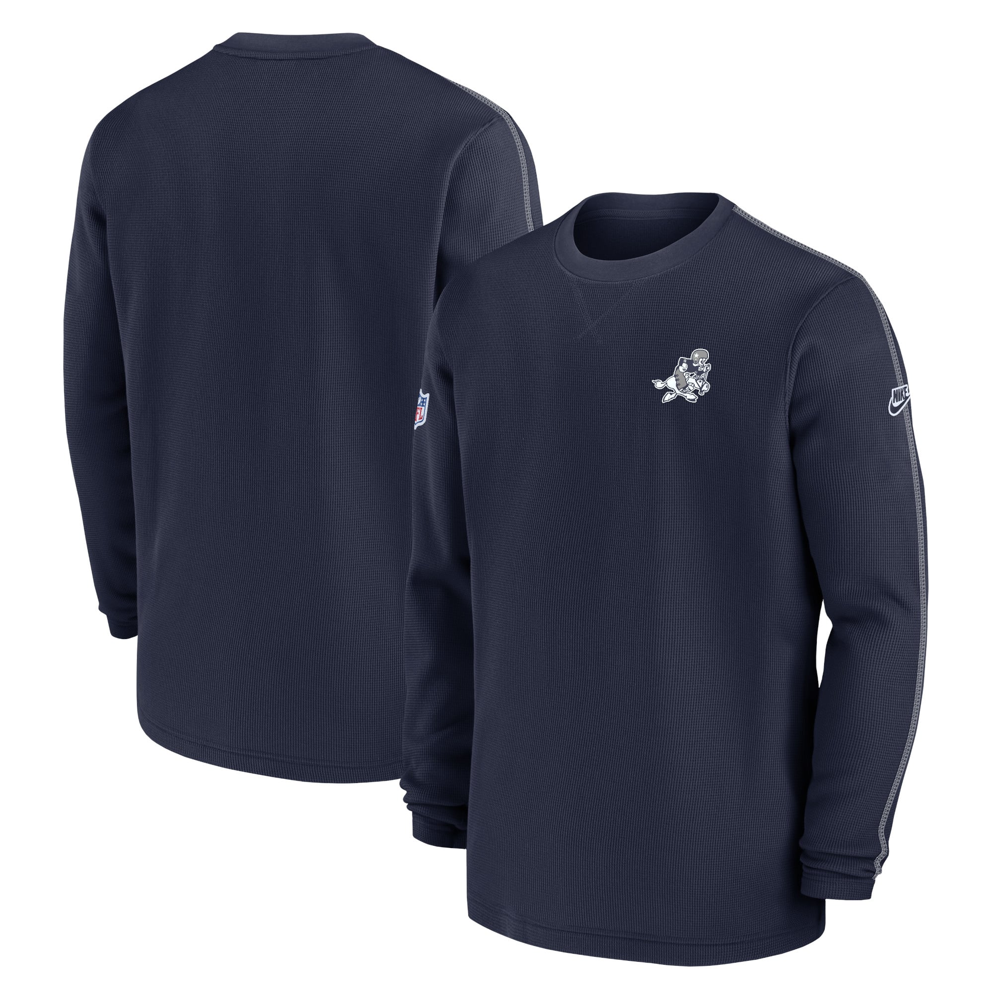 Sweat-shirt à capuche Nike bleu marine Dallas Cowboys 2024 Sideline Coach Vintage pour homme