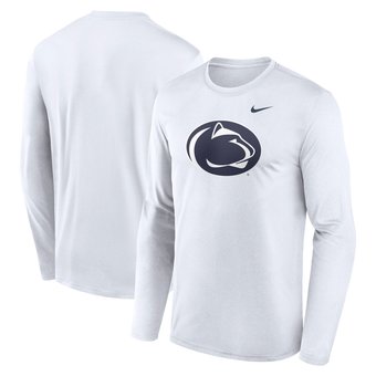 Men's Nike White Penn State Nittany Lions Primetime Primary Legend Long Sleeve T-Shirt