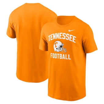 Men's Nike Tennessee Orange Tennessee Volunteers Campus Football Helmet T-Shirt