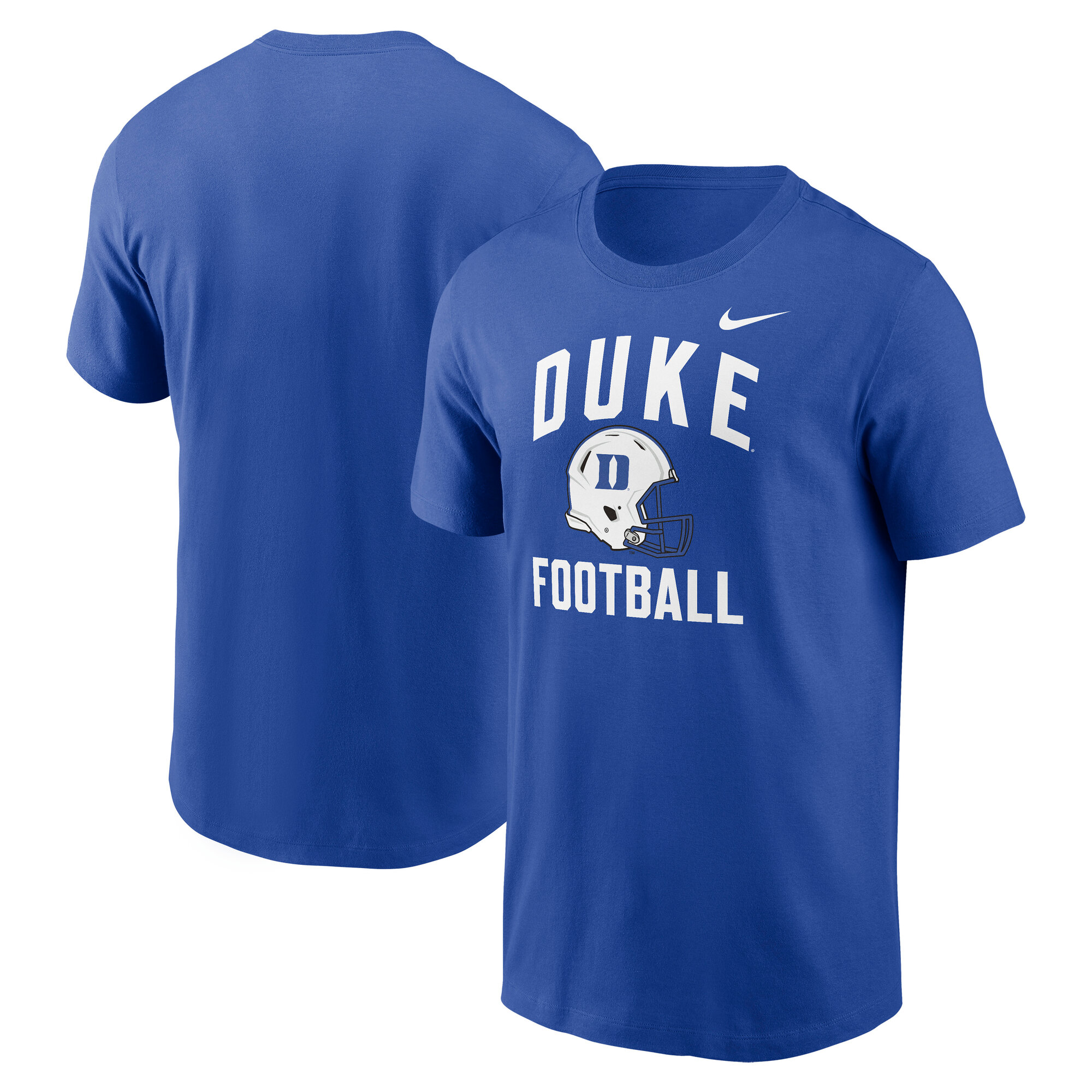 Men’s Nike Royal Duke Blue Devils Campus Football Helmet T-Shirt Men’s Nike Royal Duke Blue Devils Campus Football Helmet T-Shirt