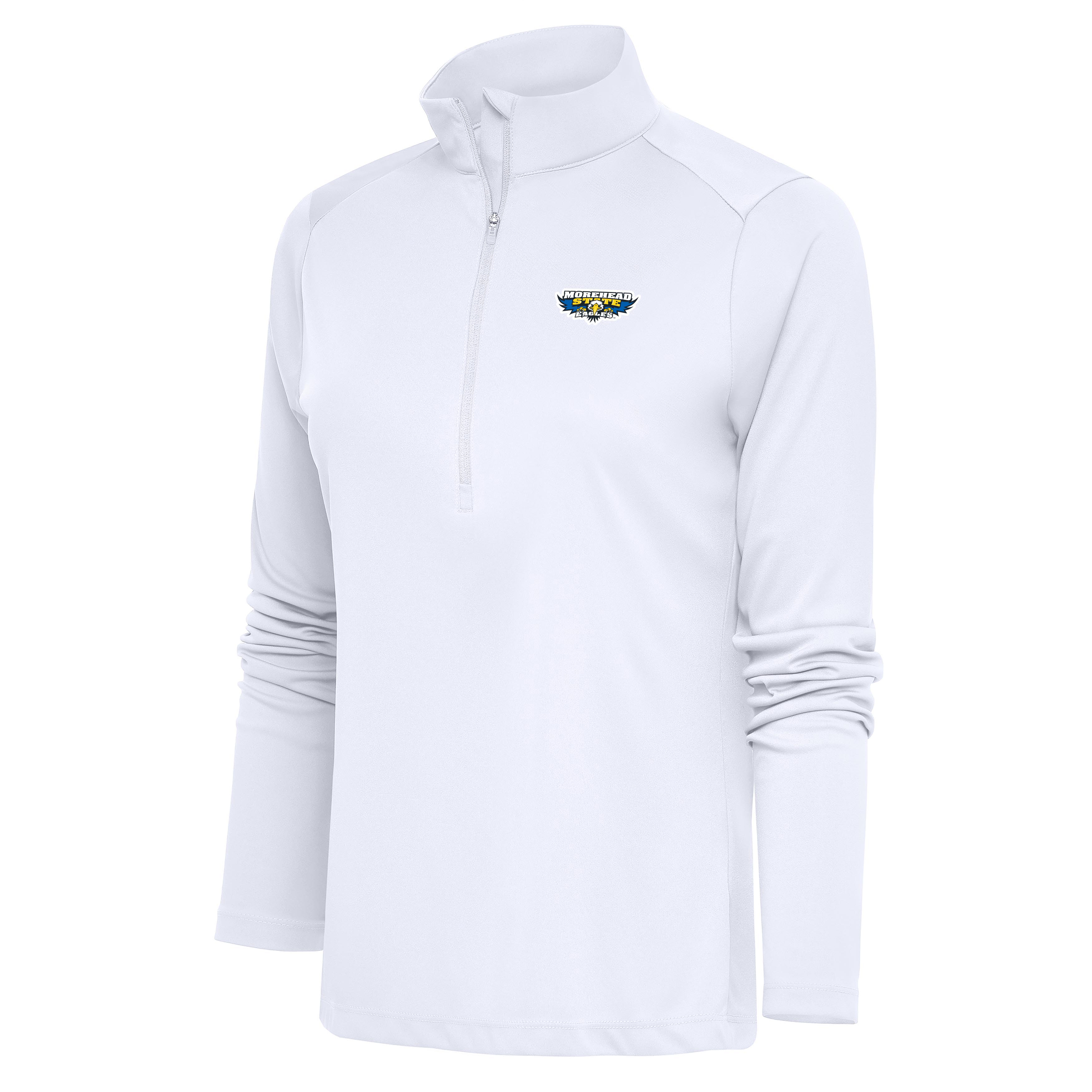 Women’s Antigua White Morehead State Eagles Tribute Half-Zip Top Women’s Antigua White Morehead State Eagles Tribute Half-Zip Top