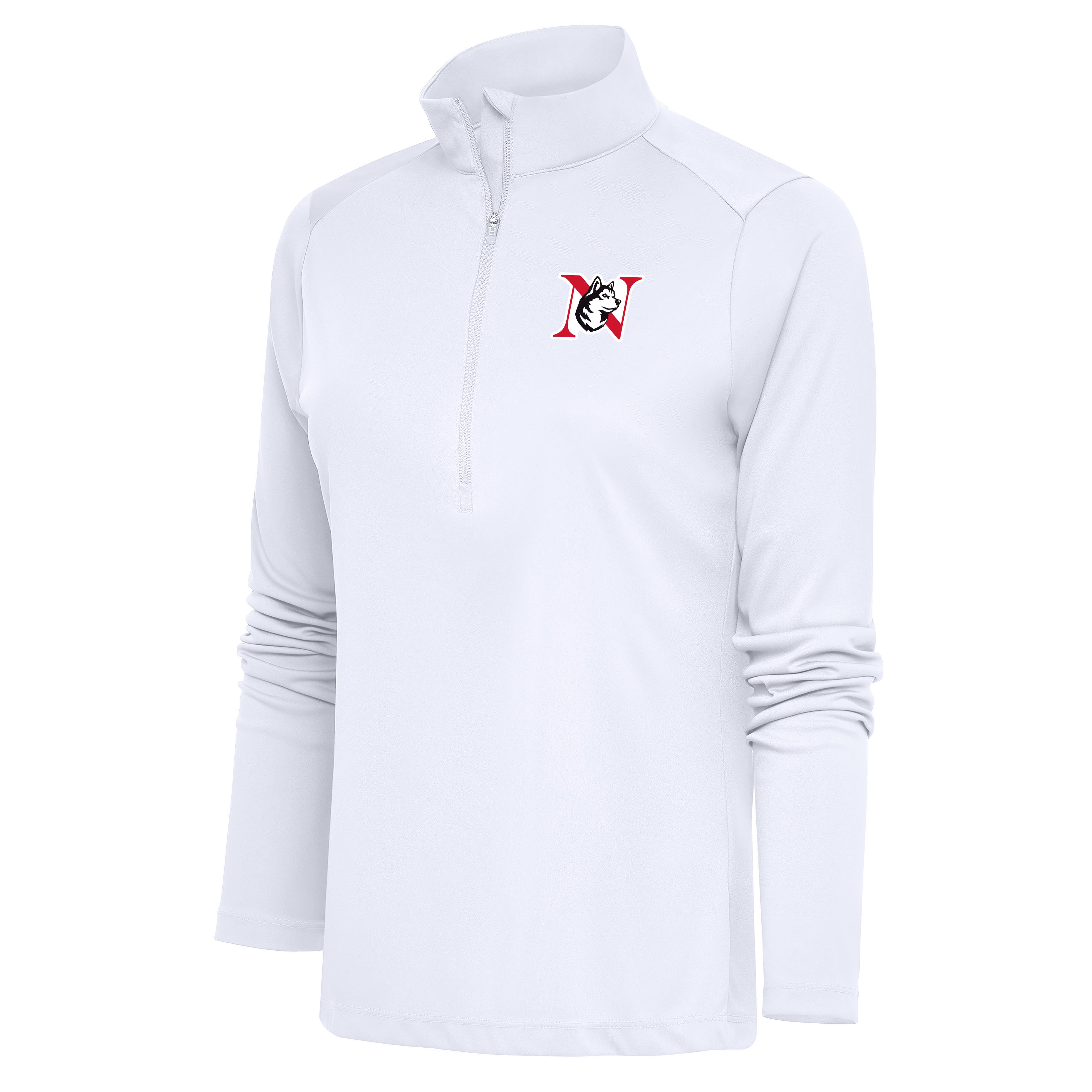 Women’s Antigua White Northeastern Huskies Tribute Half-Zip Top Women’s Antigua White Northeastern Huskies Tribute Half-Zip Top