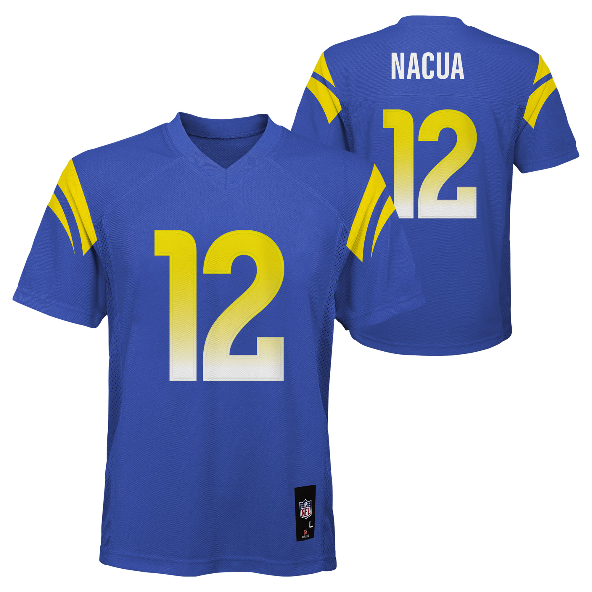 Outerstuff Big Boys and Girls Puka Nacua Royal Los Angeles Rams Replica Player Jersey - Royal