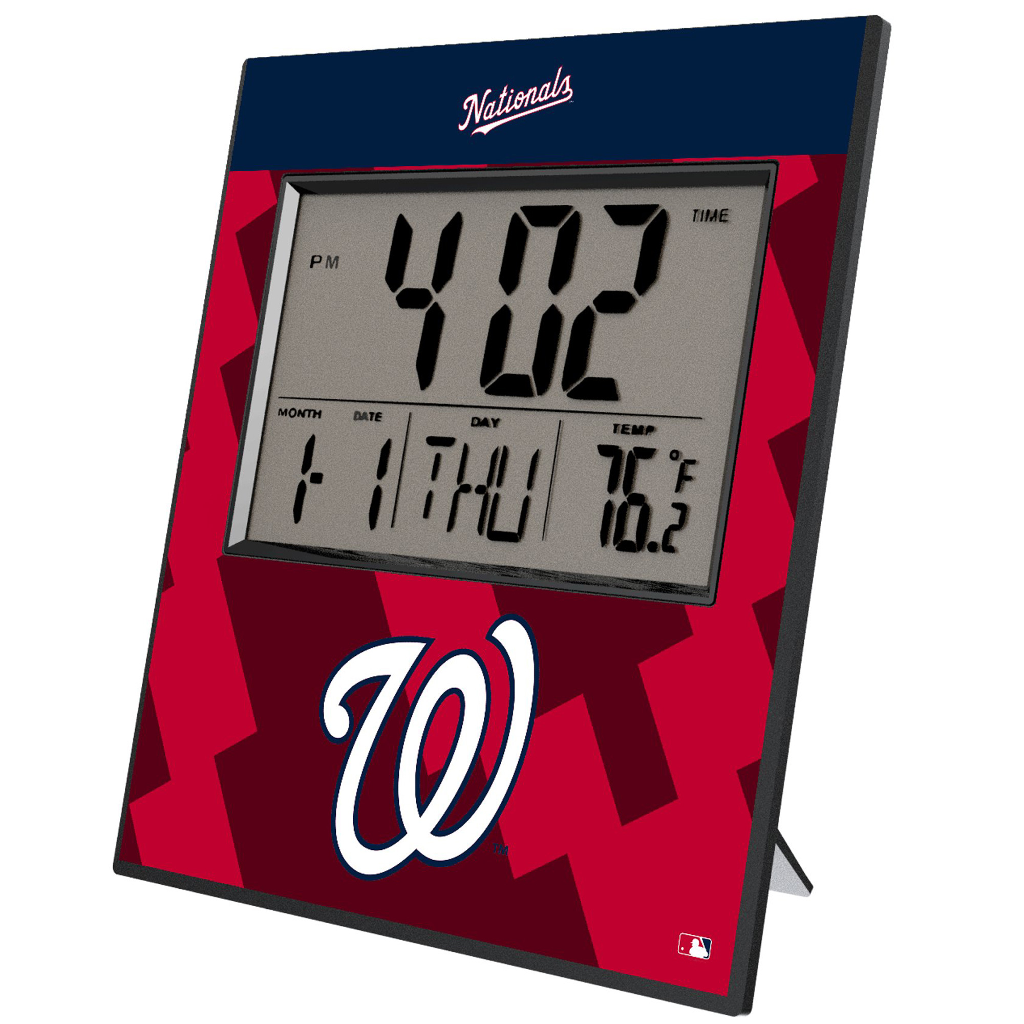 Keyscaper Washington Nationals Digital Desk Clock Keyscaper Washington Nationals Digital Desk Clock