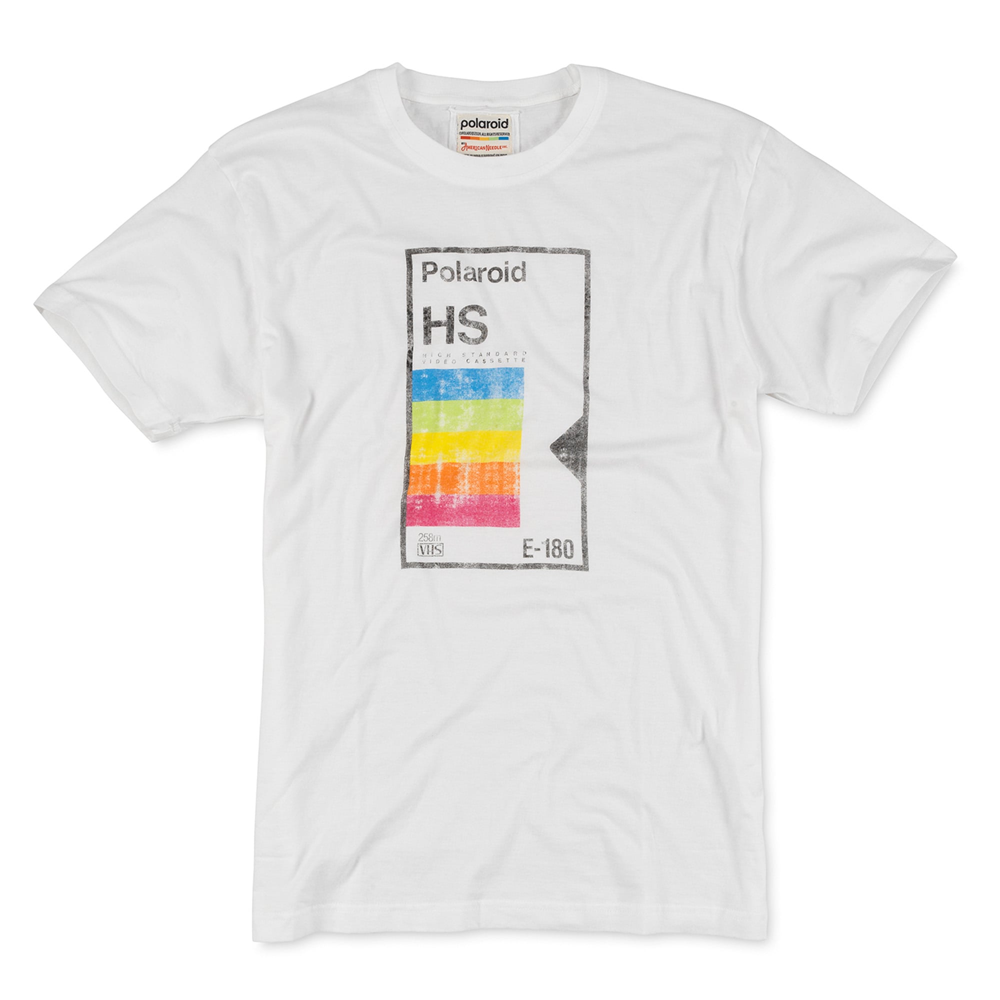 Unisex American Needle White Polaroid Vintage Fade T-Shirt