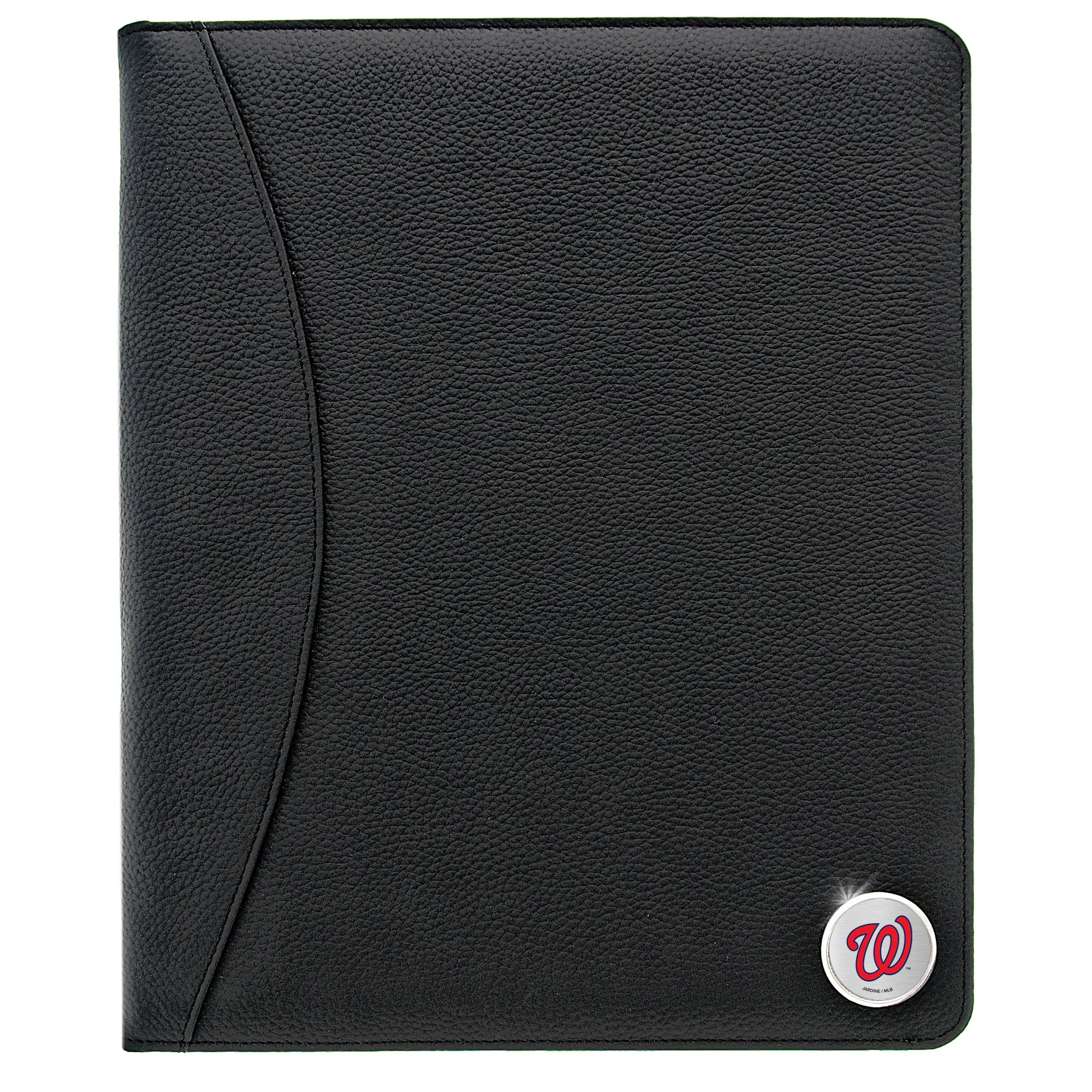 Washington Nationals Zippered Leather Portfolio