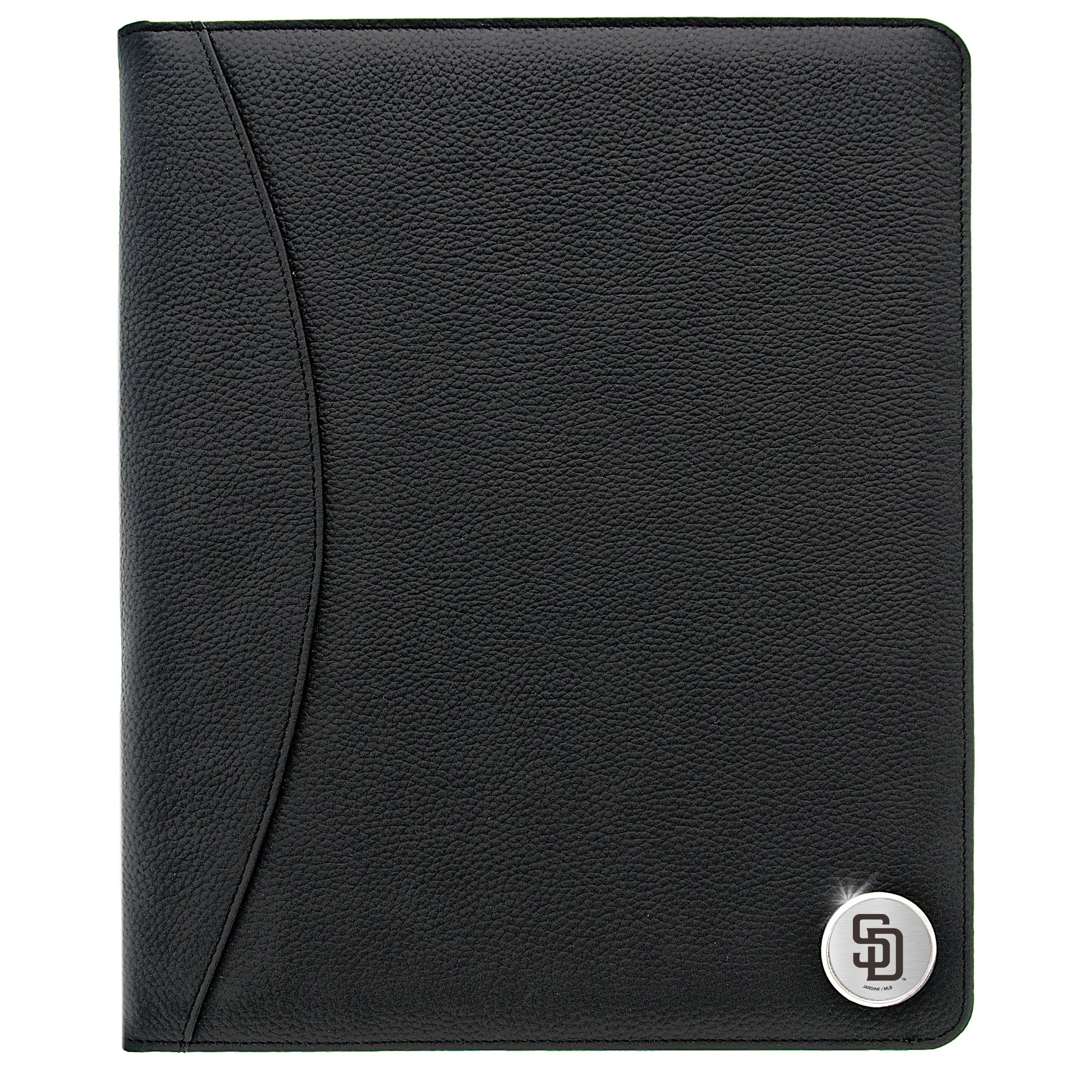 San Diego Padres Zippered Leather Portfolio