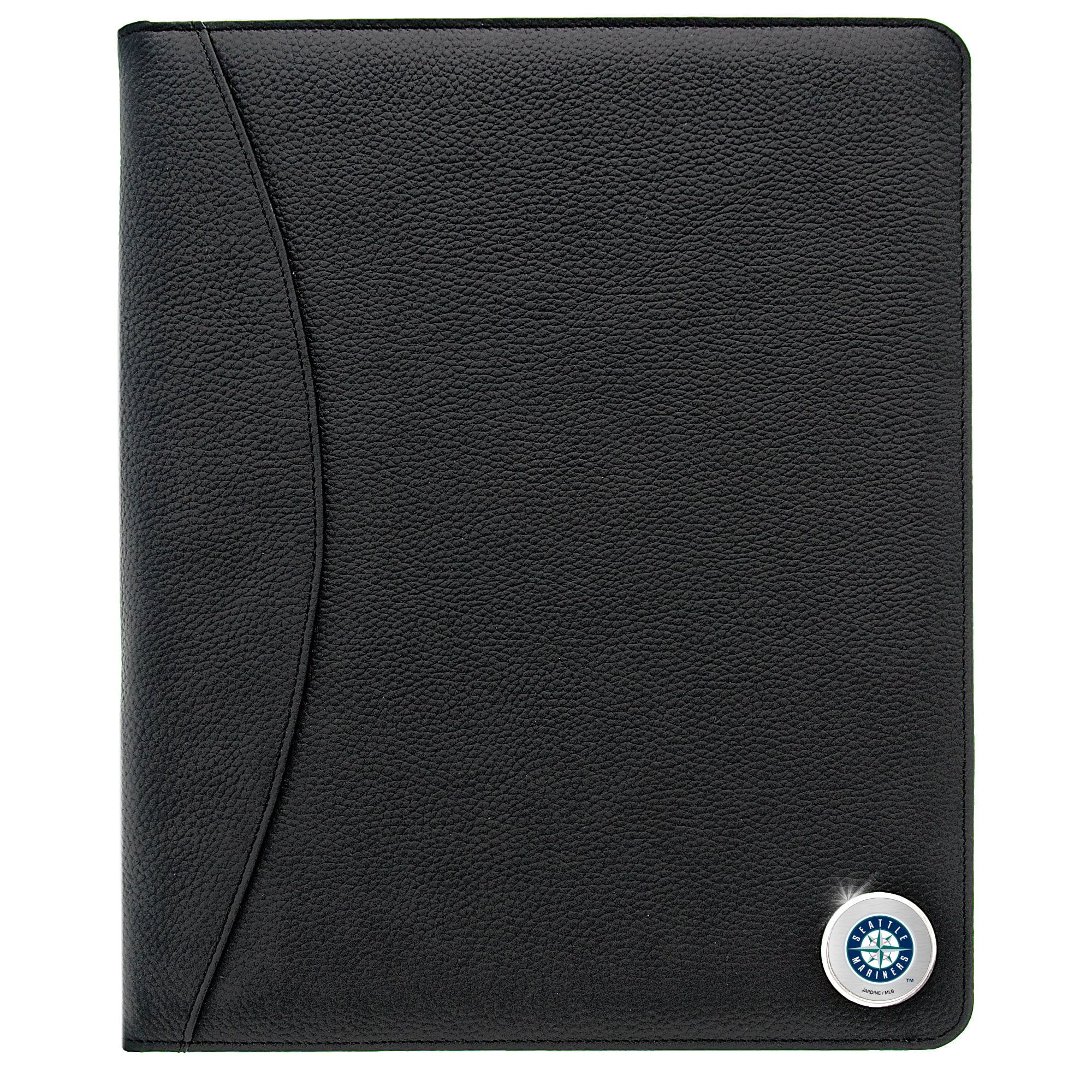 Seattle Mariners Zippered Leather Portfolio