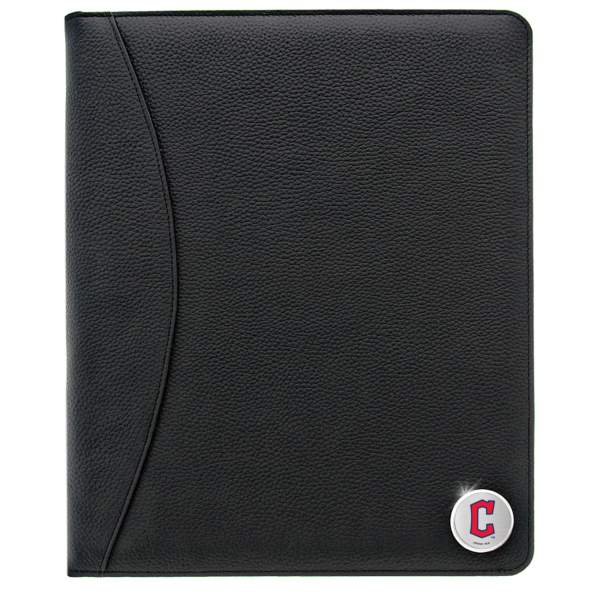 Cleveland Guardians Zippered Leather Portfolio
