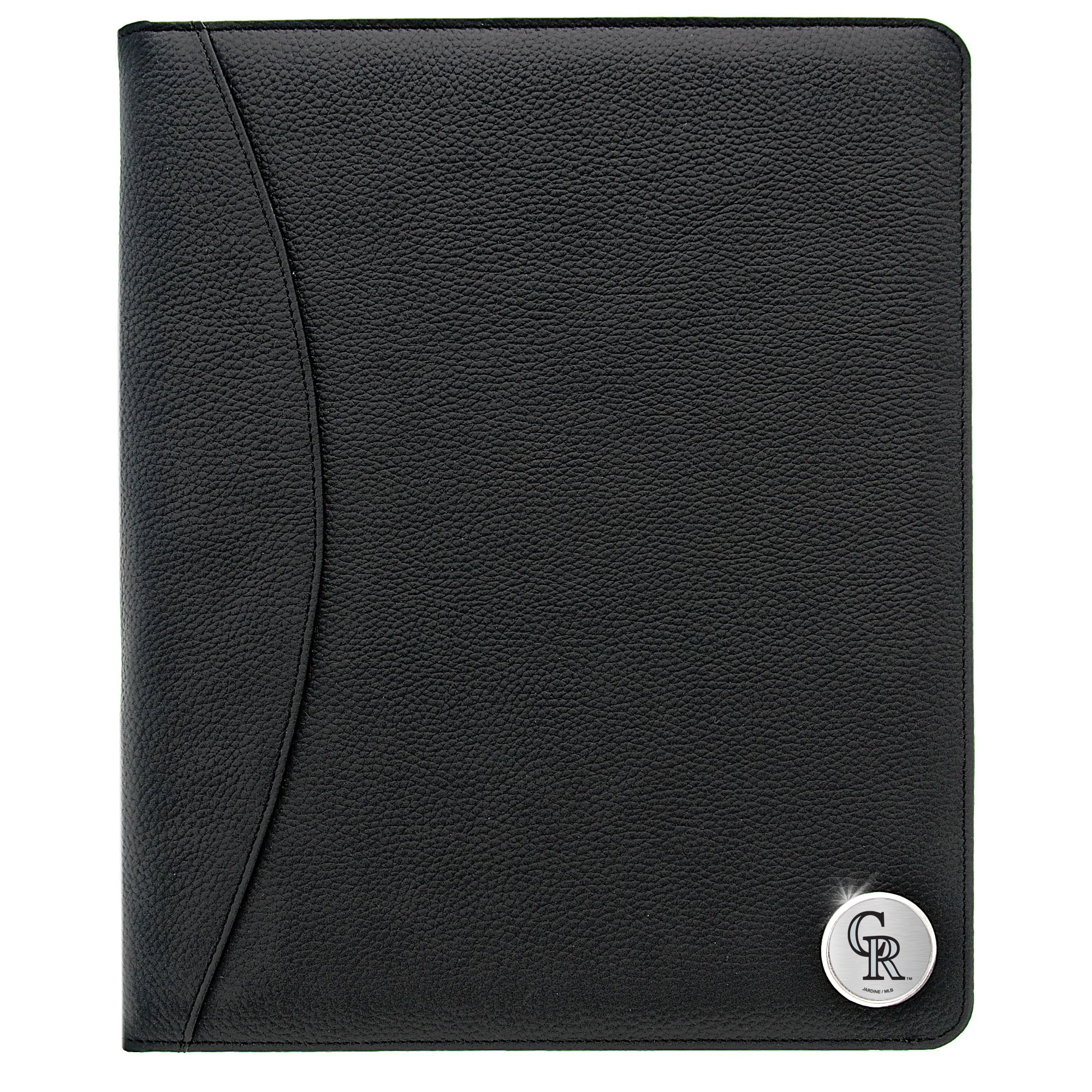 Colorado Rockies Zippered Leather Portfolio