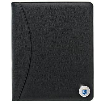 Kansas City Royals Zippered Leather Portfolio