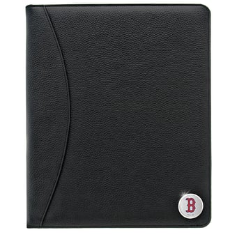Boston Red Sox Zippered Leather Portfolio