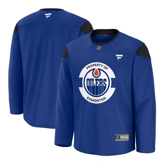 Men's Fanatics Royal Edmonton Oilers Practice Jersey