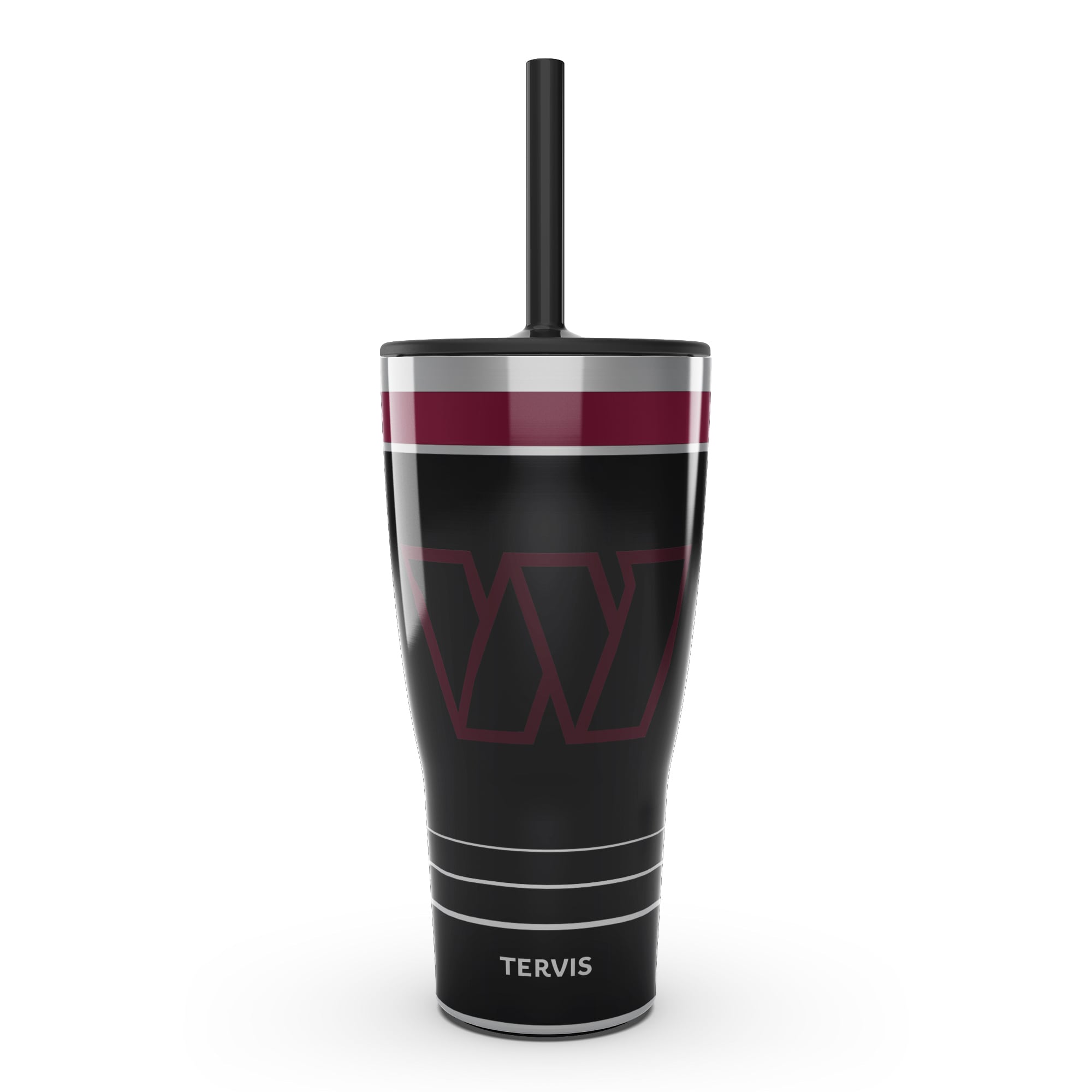 Tervis Washington Commanders 30oz. Night Game Tumbler with Straw Tervis Washington Commanders 30oz. Night Game Tumbler with Straw
