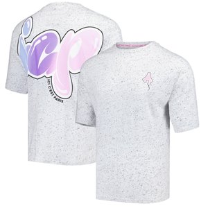 T-shirt oversize Paris Saint-Germain Ici c'est Paris - Blanc - Homme, vue 2