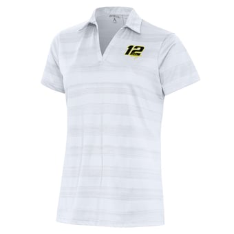 Women's Antigua  White Ryan Blaney Compass Polo