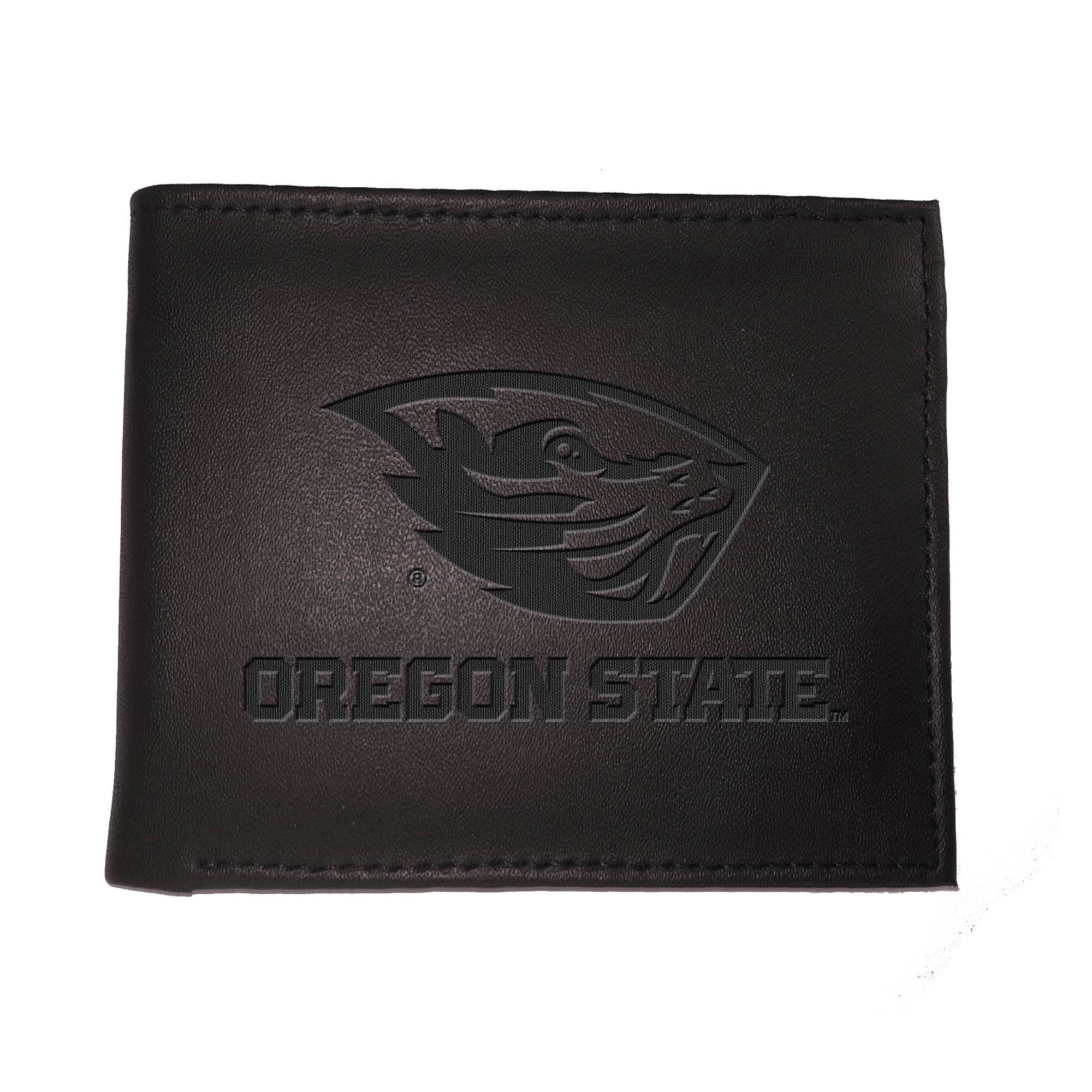 Black Oregon State Beavers Hybrid Bi-Fold Wallet