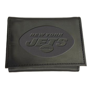 Black New York Jets Hybrid Tri-Fold Wallet
