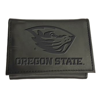 Black Oregon State Beavers Hybrid Tri-Fold Wallet