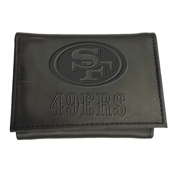 Black San Francisco 49ers Hybrid Tri-Fold Wallet