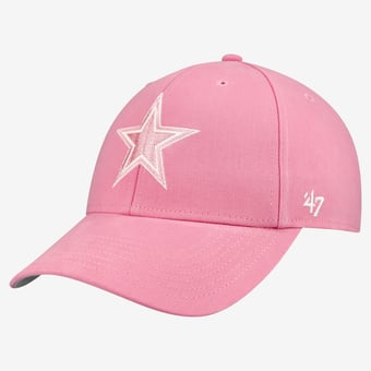 Girls Youth '47 Pink Dallas Cowboys Rose MVP Adjustable Hat