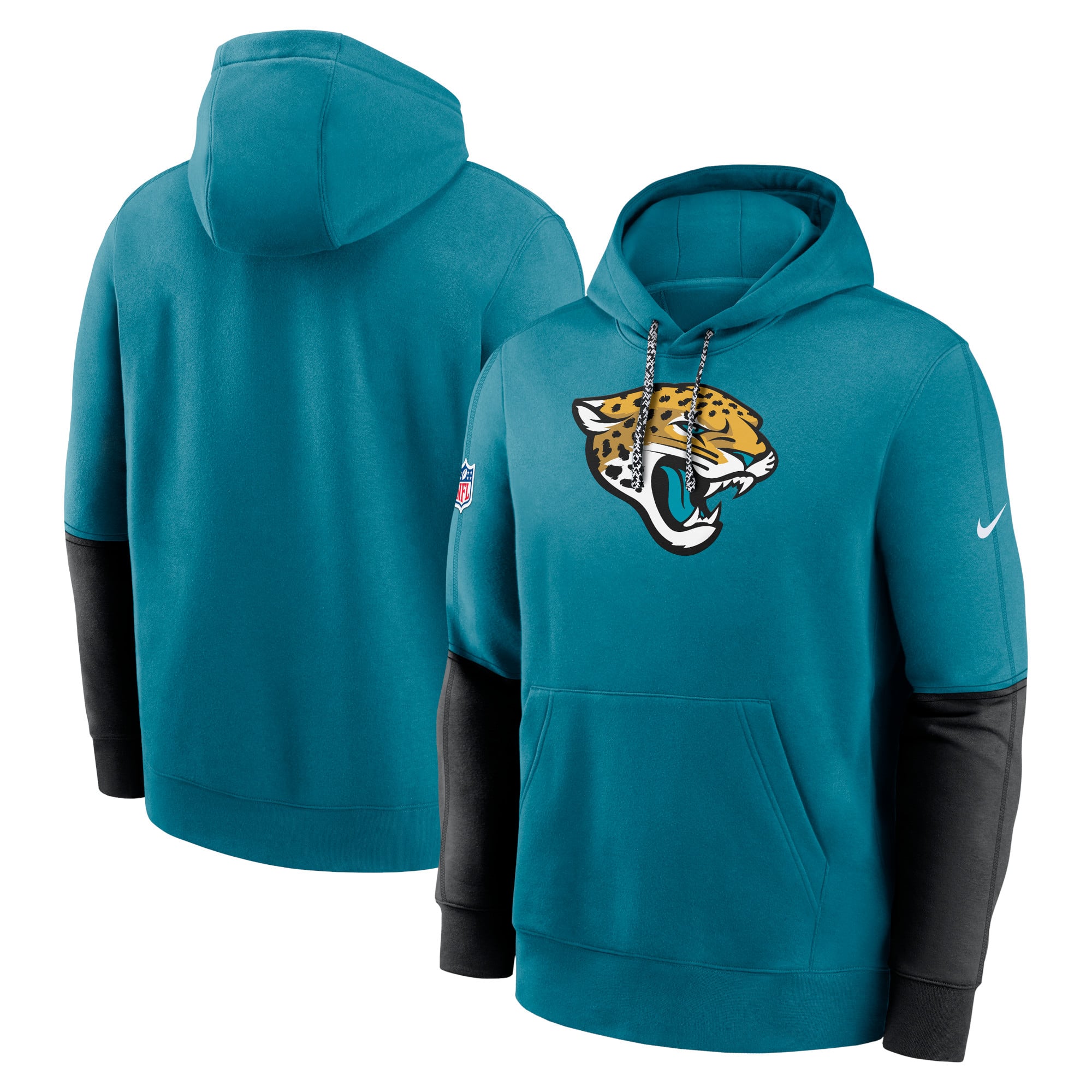 Felpa con cappuccio Jacksonville Jaguars Nike Sideline Club Team Issue - Uomo