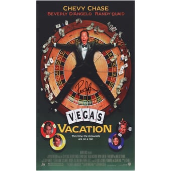 Randy Quaid Vegas Vacation Autographed 11" x 17" Movie Poster