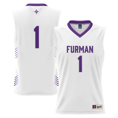 Youth GameDay Greats #1 White Furman Paladins Lightweight Basketball Jersey