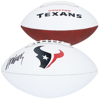 C.J. Stroud Houston Texans Autographed Franklin White Panel Football