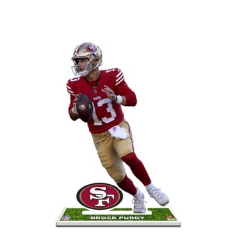 Brock Purdy San Francisco 49ers 12'' Player Standee Desktop Display