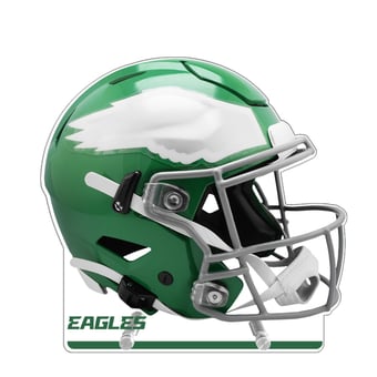 "Philadelphia Eagles 13"" Speed Helmet Acrylic Plaque"