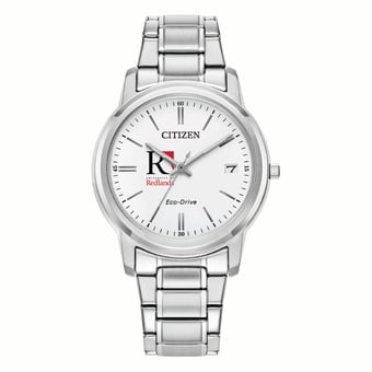 Women's Citizen Watch Silver University of Redlands Bulldogs Eco-Drive White Dial Stainless Steel Watch