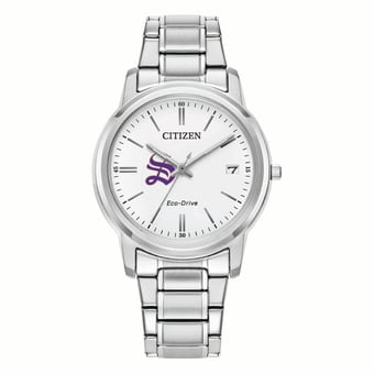 Women's Citizen Watch Silver Sewanee Tigers Eco-Drive White Dial Stainless Steel Watch