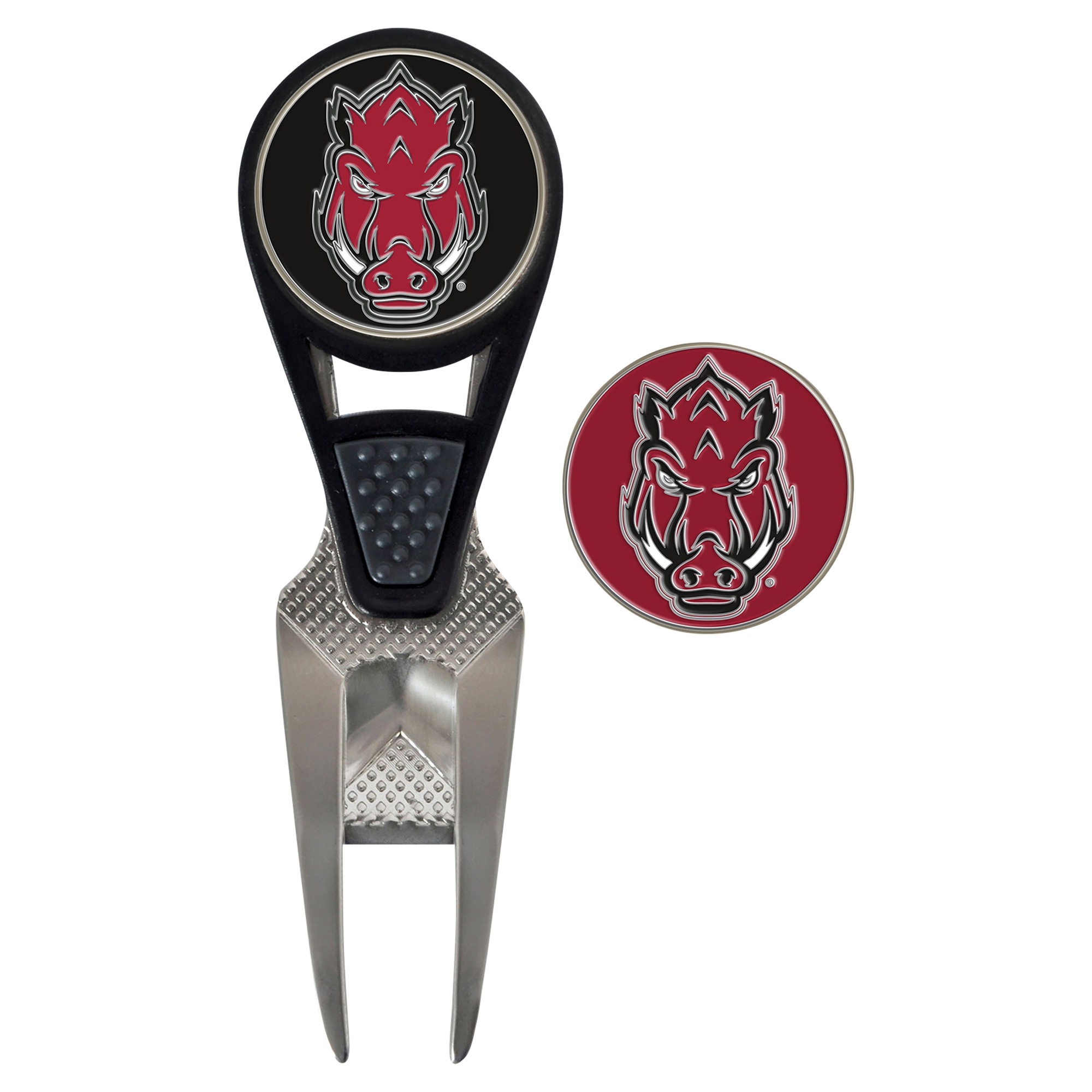 WinCraft Arkansas Razorbacks Repair Tool & Ball Marker Set WinCraft Arkansas Razorbacks Repair Tool & Ball Marker Set