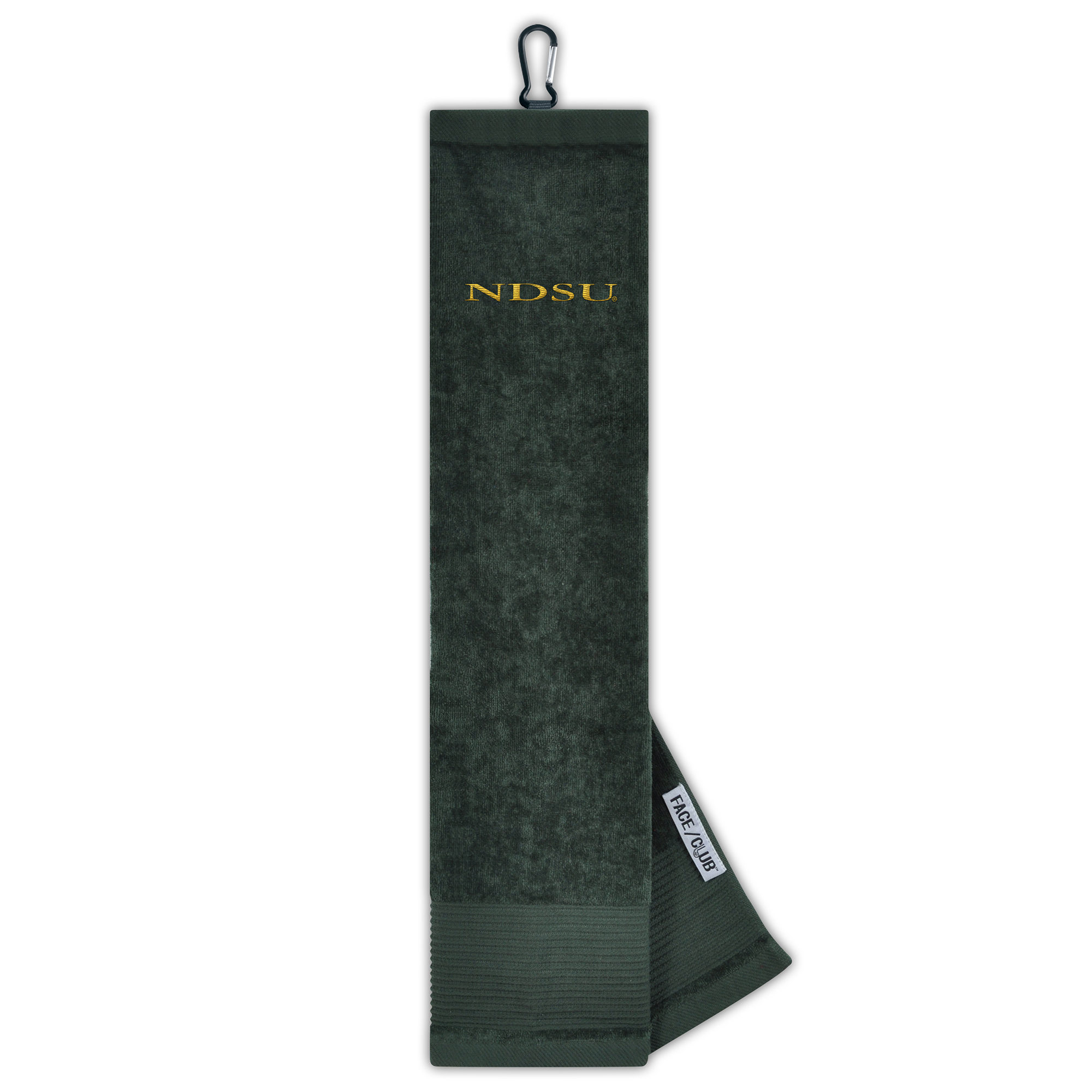 WinCraft NDSU Bison Face/Club Tri-Fold Golf Towel WinCraft NDSU Bison Face/Club Tri-Fold Golf Towel