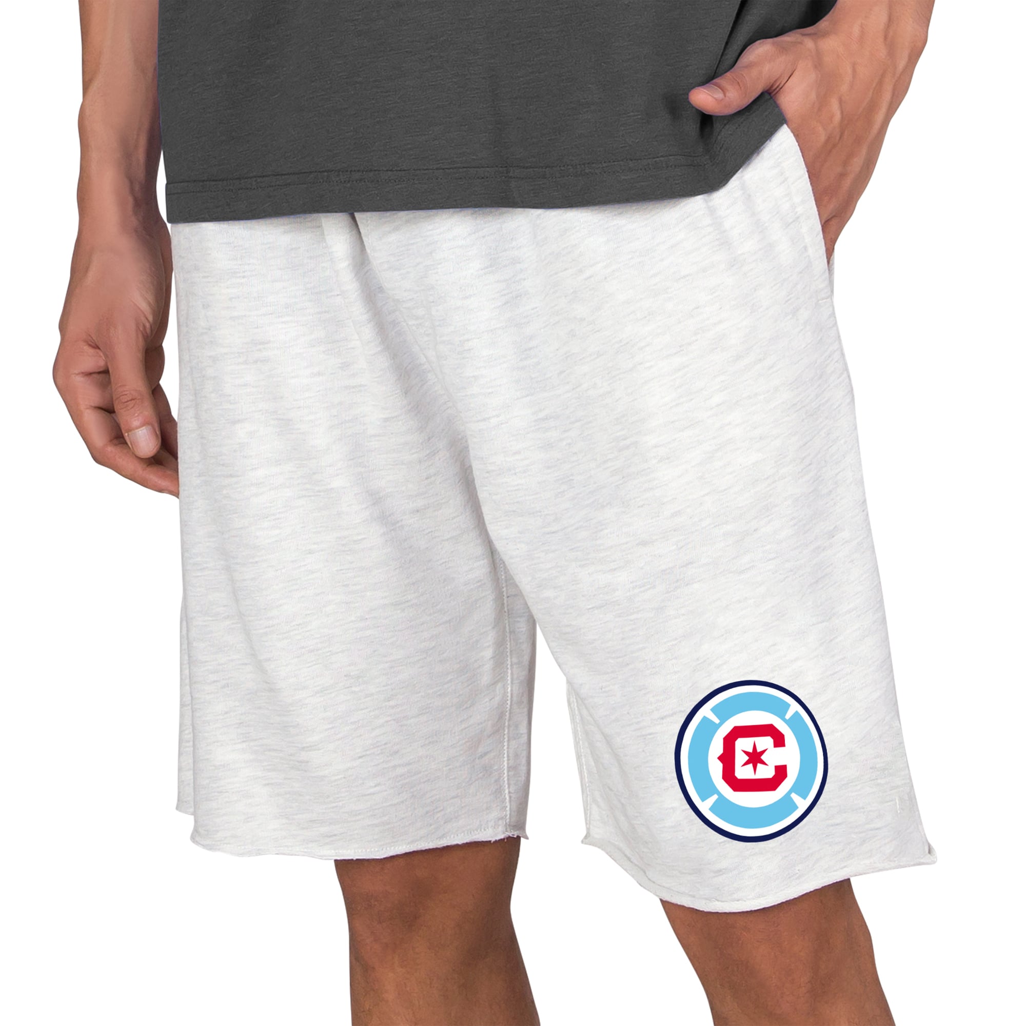 Men's Concepts Sport Oatmeal Chicago Fire Mainstream Terry Shorts