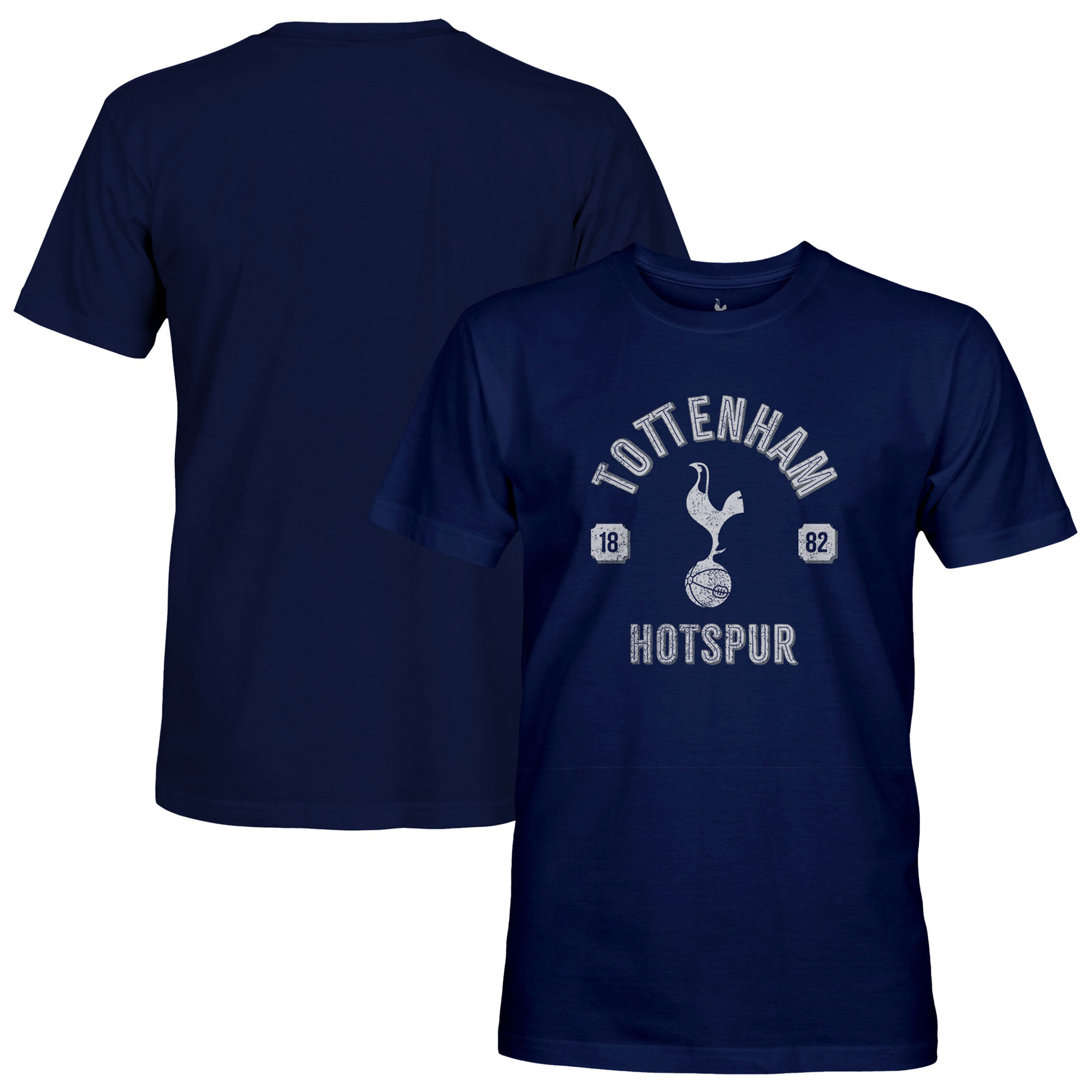 Men's 1863FC Navy Tottenham Hotspur Established Slub T-Shirt