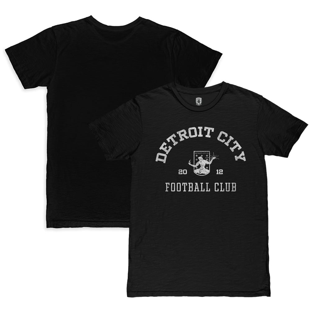 Men's 1863FC  Black Detroit City FC Established Slub T-Shirt