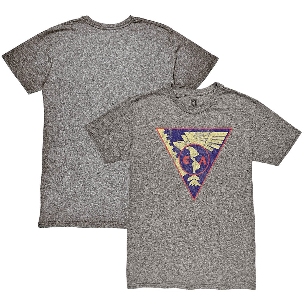 Men's 1863FC Heather Gray Club America Retro Crest Twisted Tri-Blend Slub T-Shirt