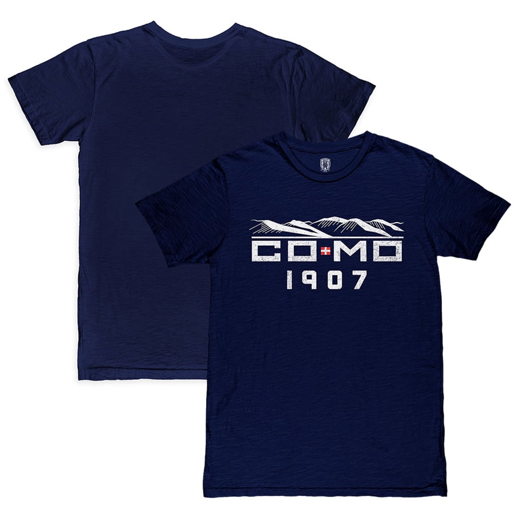 Men's 1863FC Navy Como 1907 Landmark Slub T-Shirt