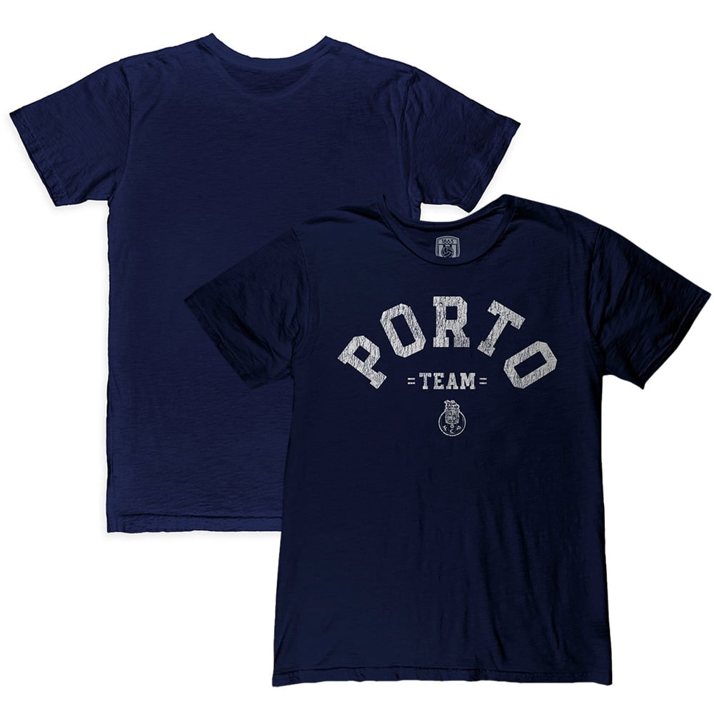 Men's 1863FC Navy FC Porto Wordmark Slub T-Shirt